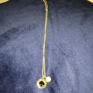 Kate Spade gold spade charm necklace